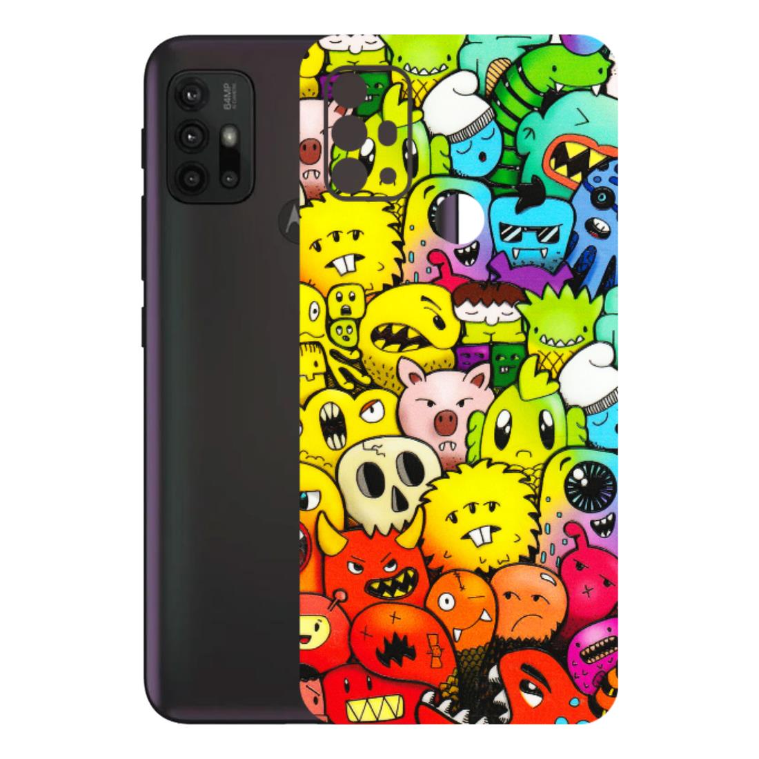 Motorola Phone Skins (All Models) - Angry Funkies - 3D Embossed Finish (L-169) Motorola Moto G30