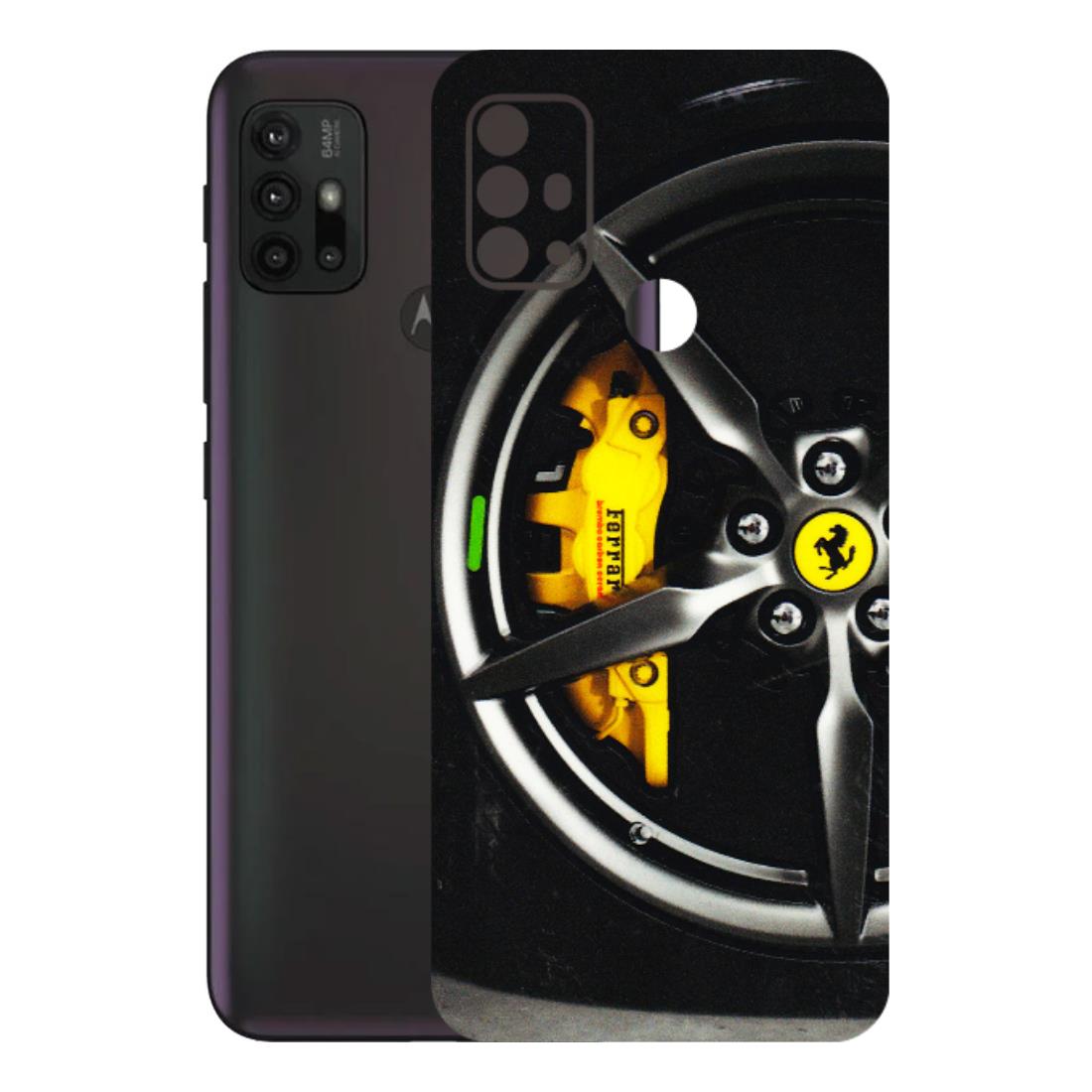 Motorola Phone Skins (All Models) - Ferrari Wheel Alloy - 3D Embossed Finish (L-173) Motorola Moto G30