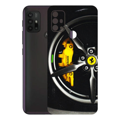 Motorola Phone Skins (All Models) - Ferrari Wheel Alloy - 3D Embossed Finish (L-173) Motorola Moto G30
