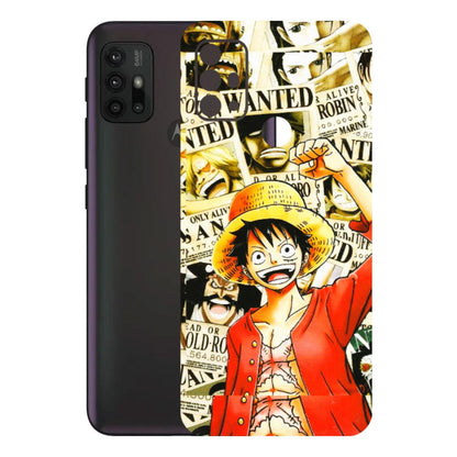 Motorola Phone Skins (All Models) - Luffy Anime - 3D Embossed Finish (L-177) Motorola Moto G30