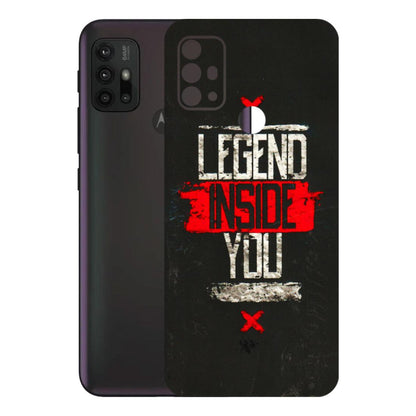 Motorola Phone Skins (All Models) - Legend Inside You - 3D Embossed Finish (L-186) Motorola Moto G30
