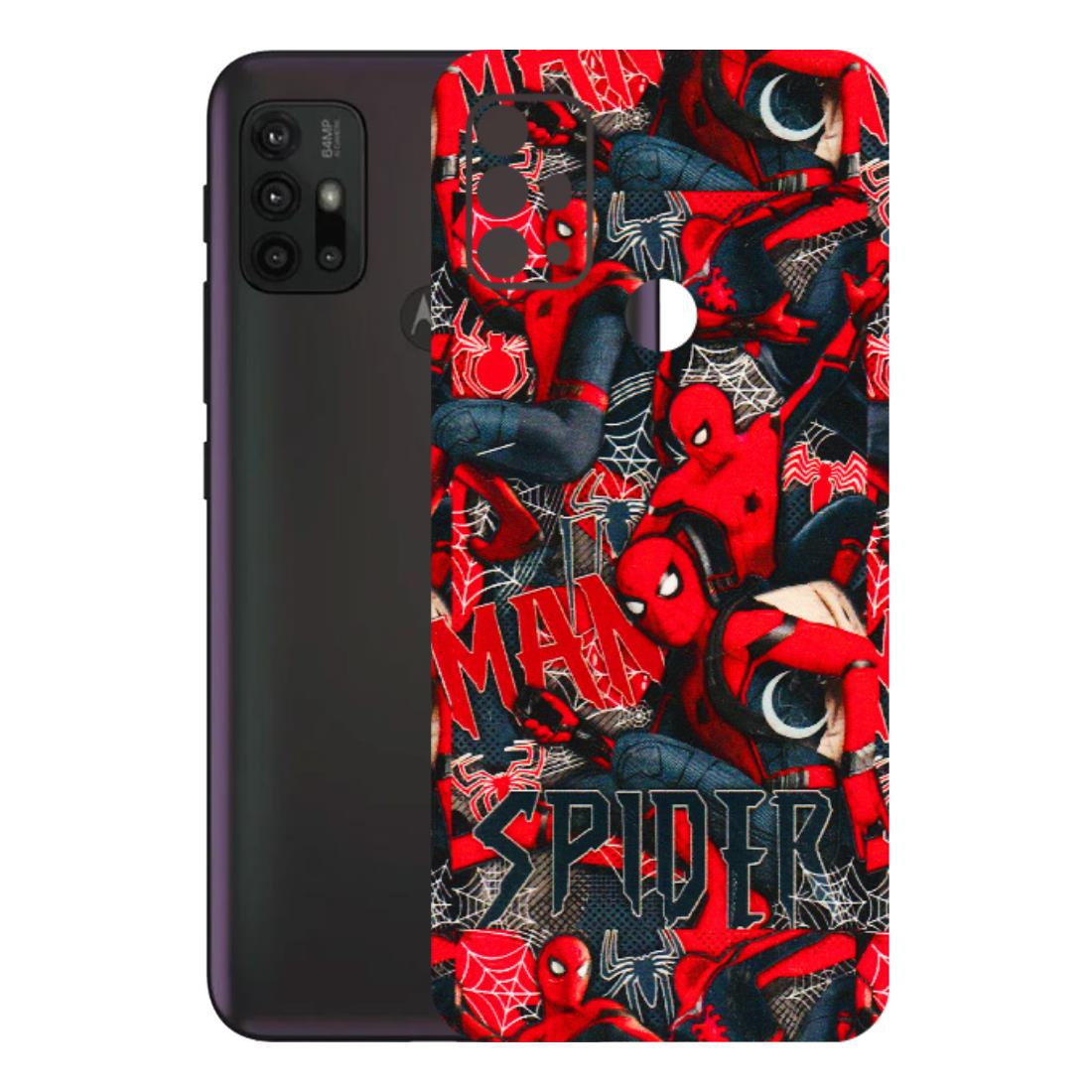 Motorola Phone Skins (All Models) - SpiderMan Cool - 3D Embossed Finish (L-188) Motorola Moto G30