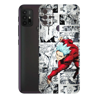 Motorola Phone Skins (All Models) - Anime Comic - 3D Embossed Finish (L-192) Motorola Moto G30