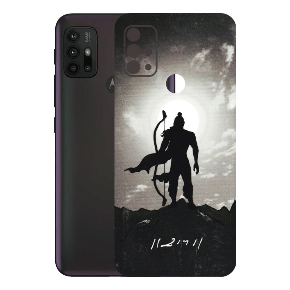 Motorola Phone Skins (All Models) - Jai Siya Ram - 3D Embossed Finish (L-200) Motorola Moto G30