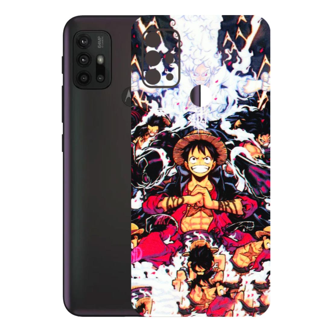 Motorola Phone Skins (All Models) - Luffy Anime Character - 3D Embossed Finish (L-203) Motorola Moto G30