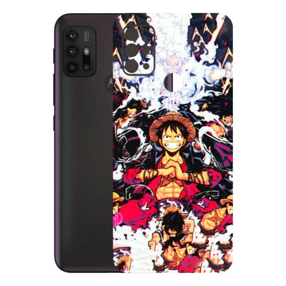 Motorola Phone Skins (All Models) - Luffy Anime Character - 3D Embossed Finish (L-203) Motorola Moto G30