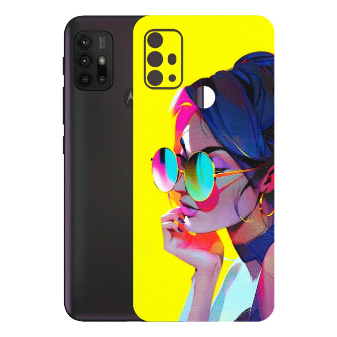Motorola Phone Skins (All Models) - Bold Stylish Girl - 3D Embossed Finish (L-222) Motorola Moto G30