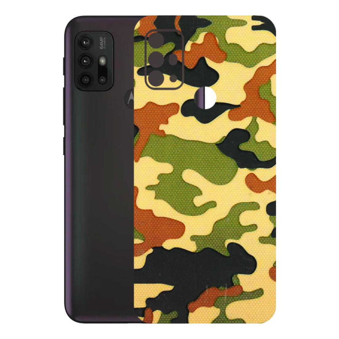 Motorola Phone Skins (All Models) - Indian Military - 3D Embossed Finish (L-234) Motorola Moto G30