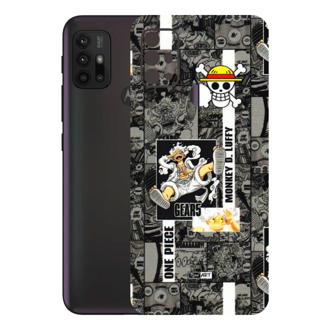 Motorola Phone Skins (All Models) - Cuffy Anime MonkeyCamic - 3D Embossed Finish (L-242) Motorola Moto G30