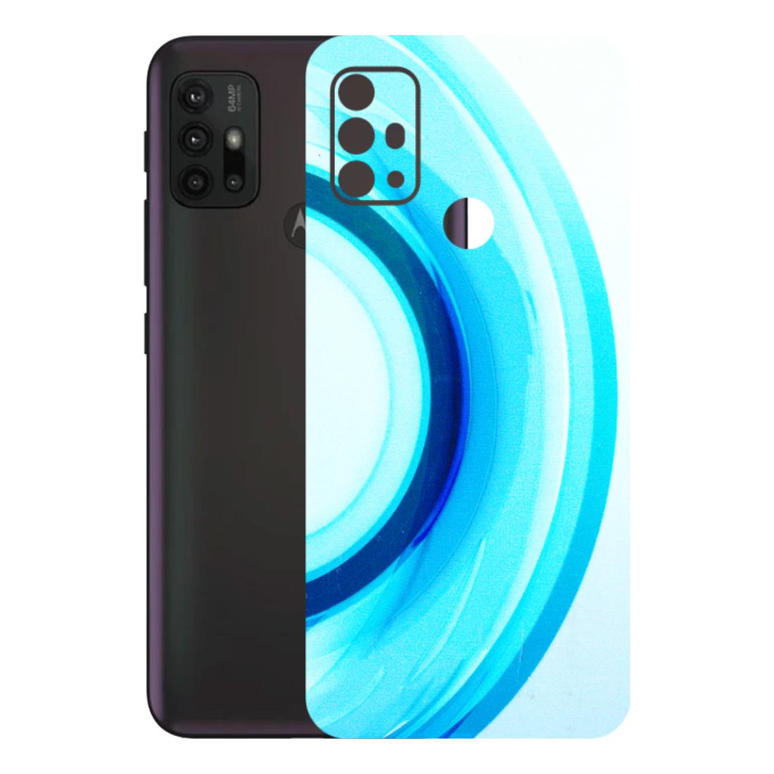 Motorola Phone Skins (All Models) - The Blue Curve - 3D Embossed Finish (L-244) Motorola Moto G30