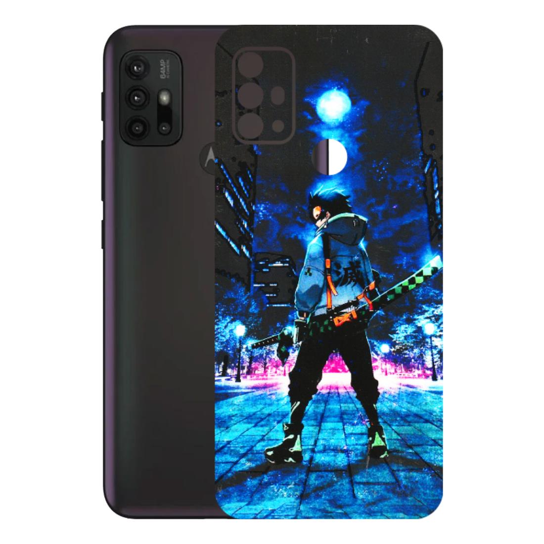 Motorola Phone Skins (All Models) - Demon Slayer Sword - 3D Embossed Finish (L-247) Motorola Moto G30