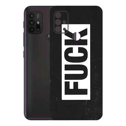 Motorola Phone Skins (All Models) - The F Word - 3D Embossed Finish (L-255) Motorola Moto G30