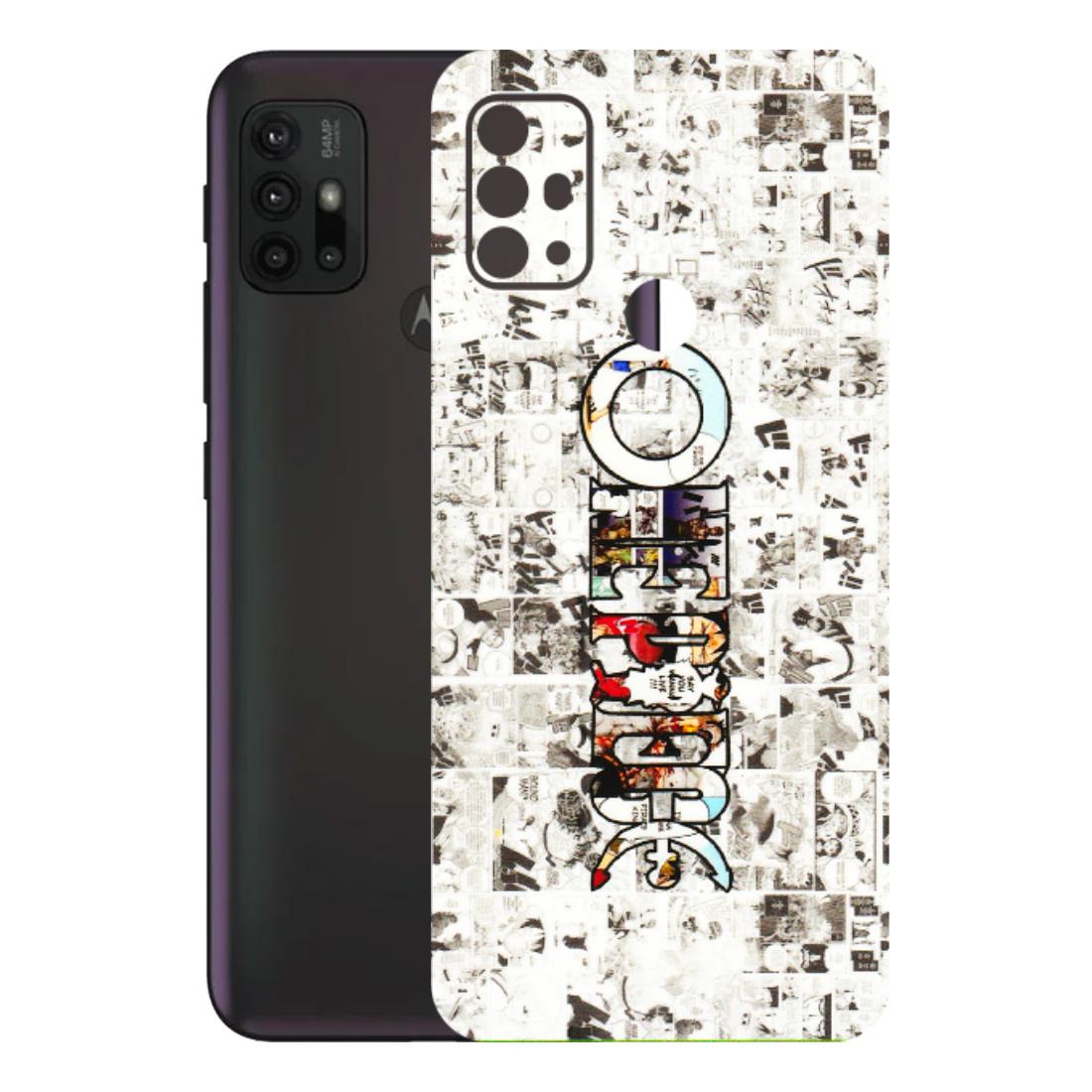 Motorola Phone Skins (All Models) - One Piece Manga - 3D Embossed Finish (L-26) Motorola Moto G30