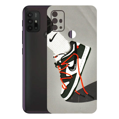 Motorola Phone Skins (All Models) - New Grey Sneaker - 3D Embossed Finish (L-261) Motorola Moto G30