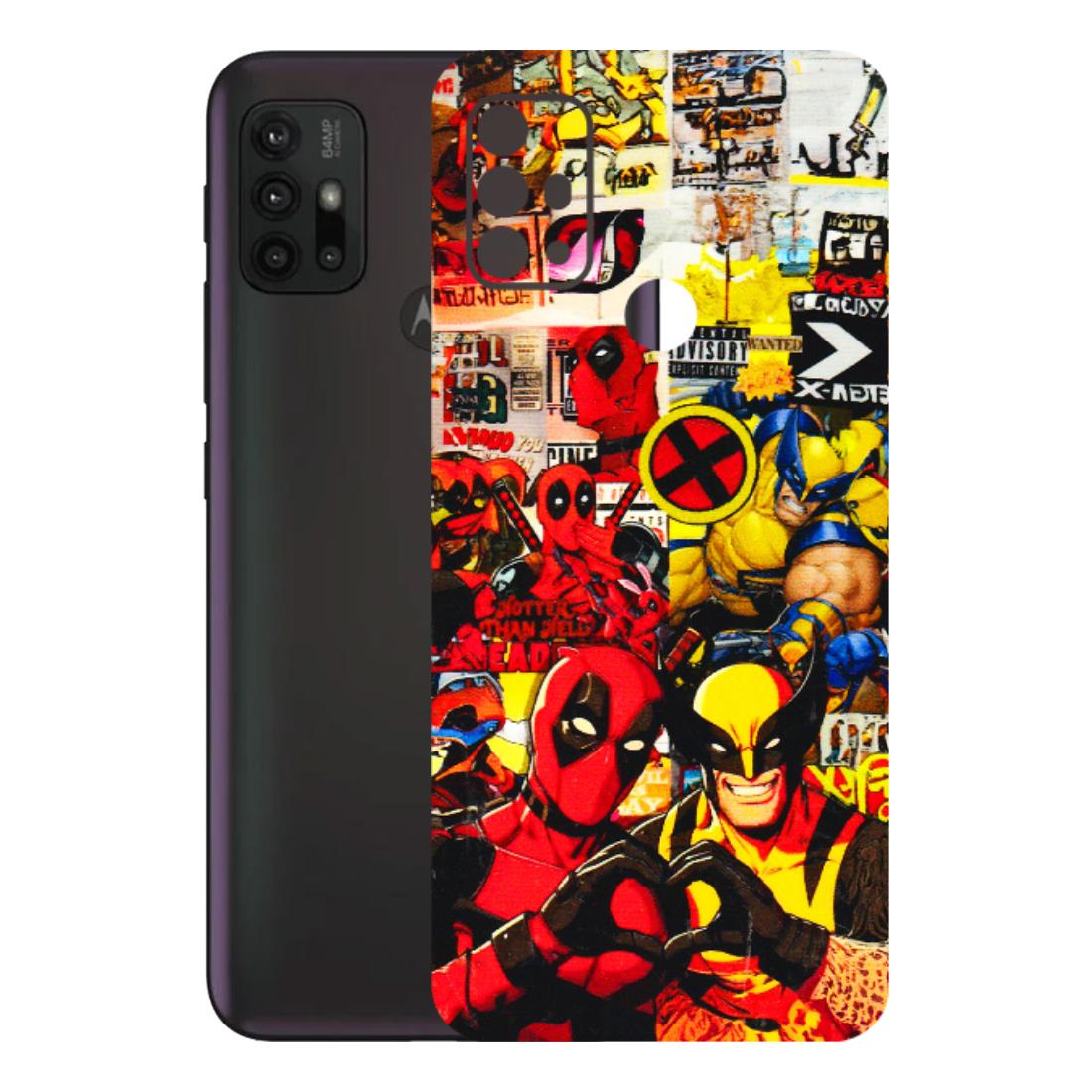 Motorola Phone Skins (All Models) - Spidy Wolverine - 3D Embossed Finish (L-310) Motorola Moto G30