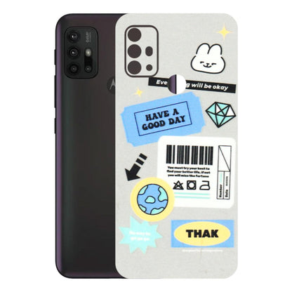 Motorola Phone Skins (All Models) - Will Be Okay Design - 3D Embossed Finish (L-316) Motorola Moto G30