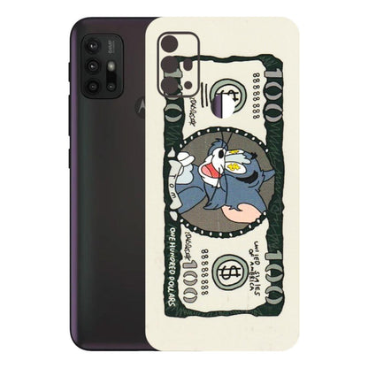 Motorola Phone Skins (All Models) - Tom Hundred Dollar - 3D Embossed Finish (L-324) Motorola Moto G30