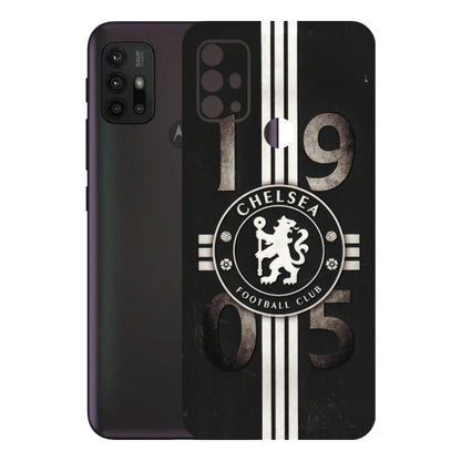 Motorola Phone Skins (All Models) - Chelsea Fan Club - 3D Embossed Finish (L-36) Motorola Moto G30