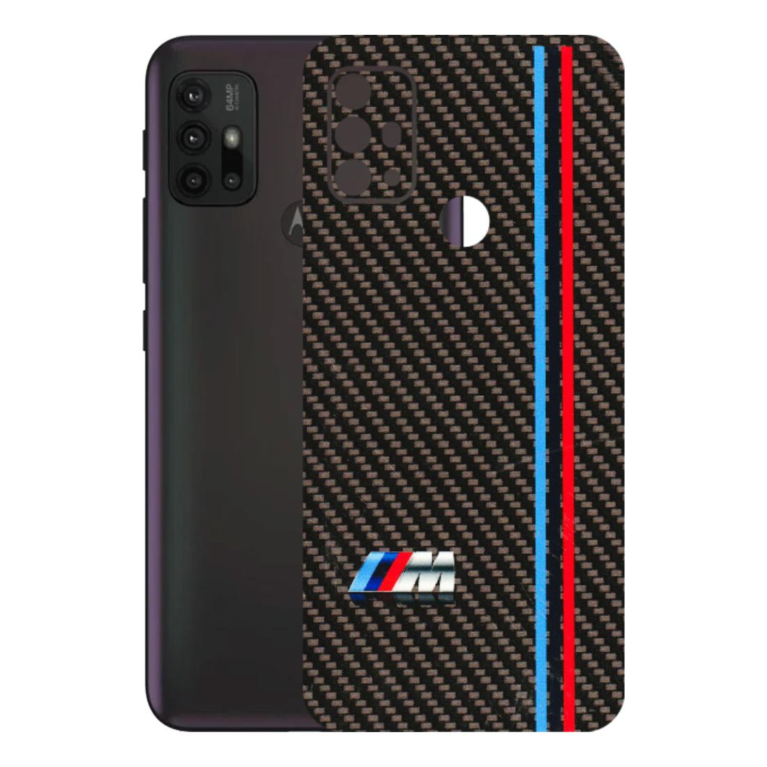 Motorola Phone Skins (All Models) - BM Carbon Fiber Feels - 3D Embossed Finish (L-38) Motorola Moto G30