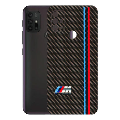 Motorola Phone Skins (All Models) - BM Carbon Fiber Feels - 3D Embossed Finish (L-38) Motorola Moto G30