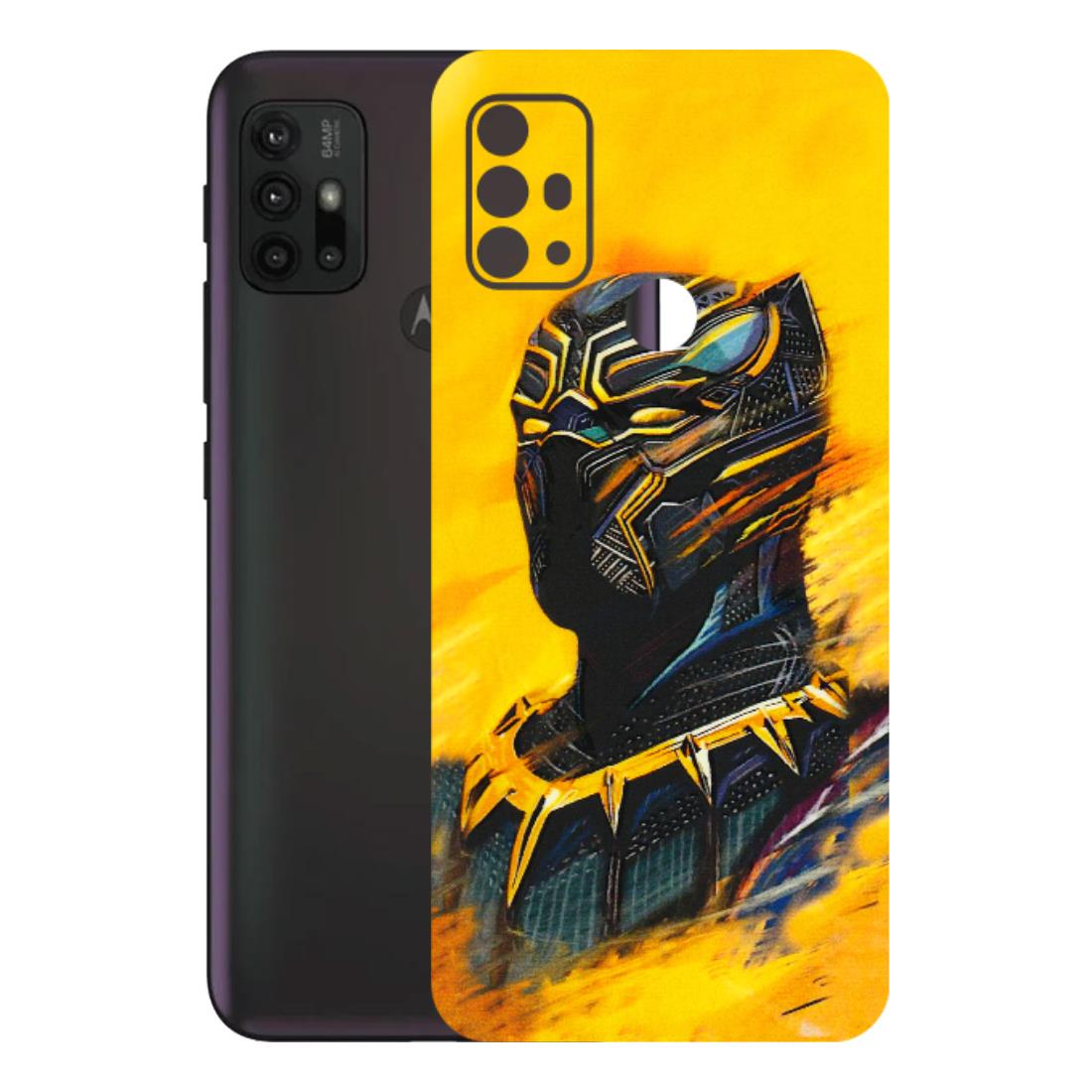 Motorola Phone Skins (All Models) - Yellow Panther - 3D Embossed Finish (L-54) Motorola Moto G30