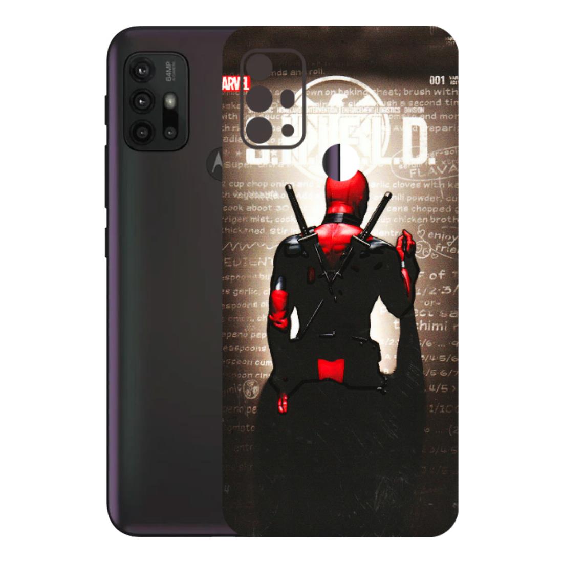 Motorola Phone Skins (All Models) - Deadpool - 3D Embossed Finish (L-56) Motorola Moto G30