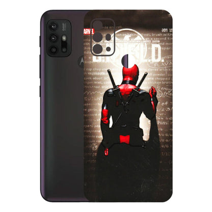 Motorola Phone Skins (All Models) - Deadpool - 3D Embossed Finish (L-56) Motorola Moto G30
