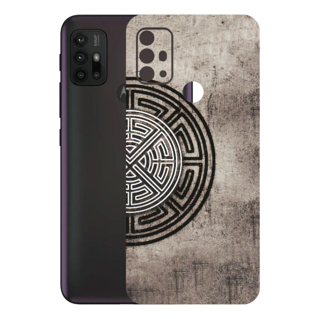 Motorola Phone Skins (All Models) - Mysterious Circular Design - 3D Embossed Finish (L-63) Motorola Moto G30