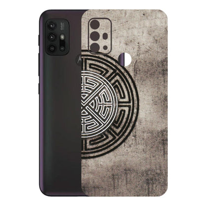 Motorola Phone Skins (All Models) - Mysterious Circular Design - 3D Embossed Finish (L-63) Motorola Moto G30