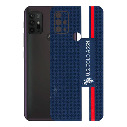 Motorola Phone Skins (All Models) - US POLO Designer Brand - 3D Embossed Finish (L-65) Motorola Moto G30