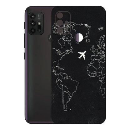 Motorola Phone Skins (All Models) - Never Ending Travel - 3D Embossed Finish (L-79) Motorola Moto G30