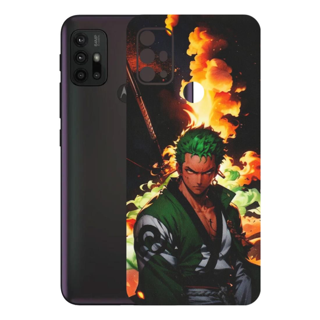 Motorola Phone Skins (All Models) - Roronoa Zoro - Matte Finish (M-102) Motorola Moto G30