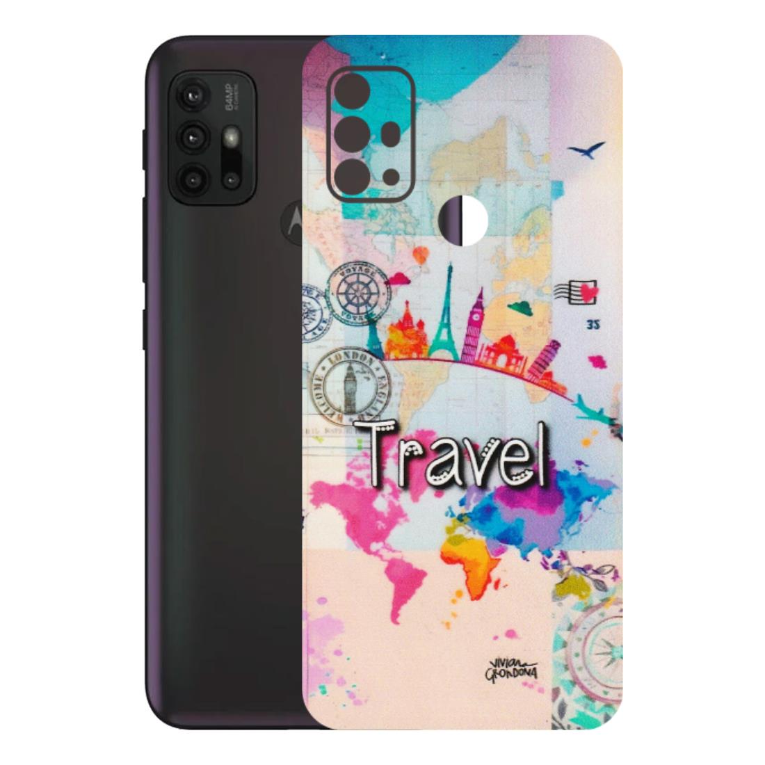 Motorola Phone Skins (All Models) - Travel The Wonders - Matte Finish (M-108) Motorola Moto G30