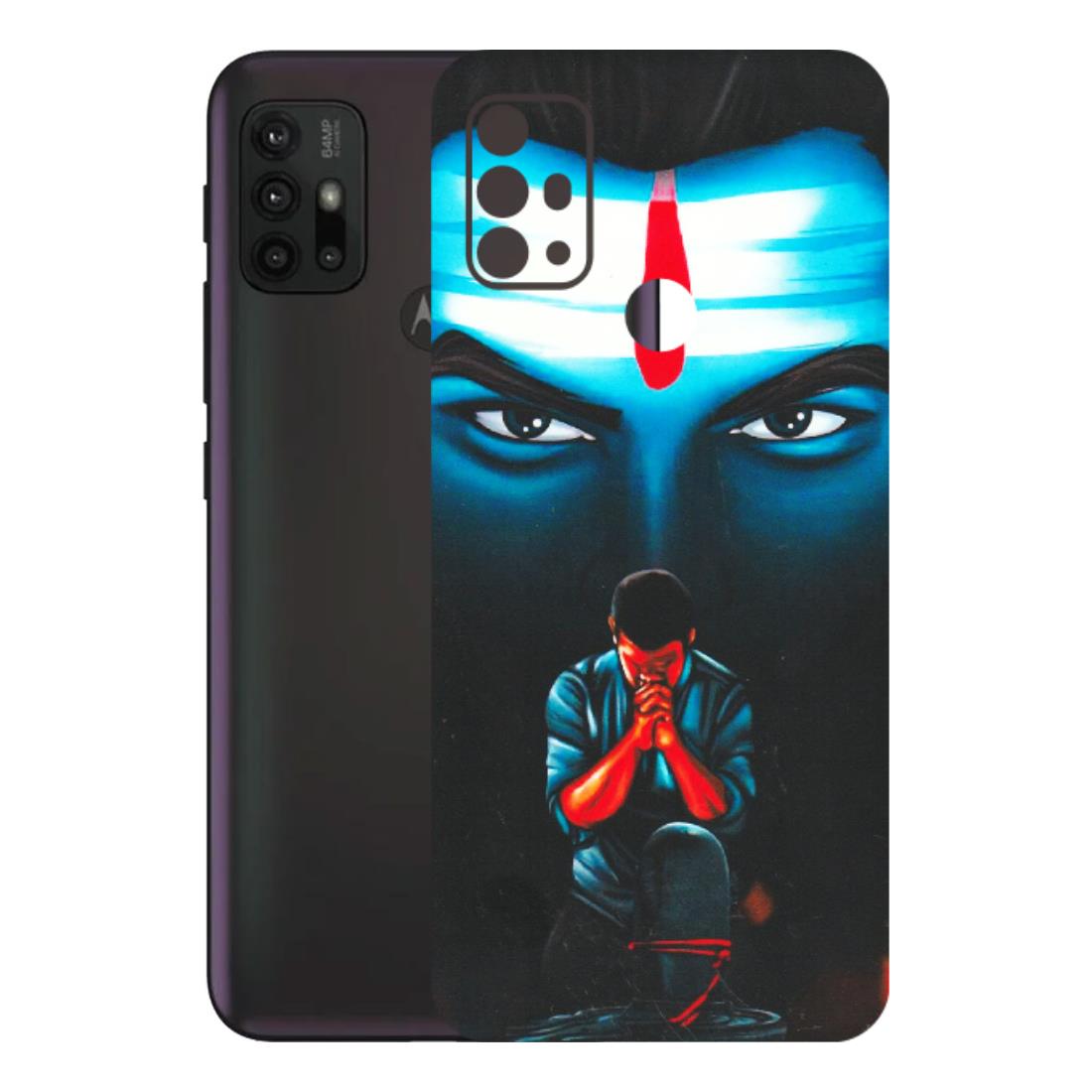 Motorola Phone Skins (All Models) - Mahakal Bhakt - Matte Finish (M-112) Motorola Moto G30