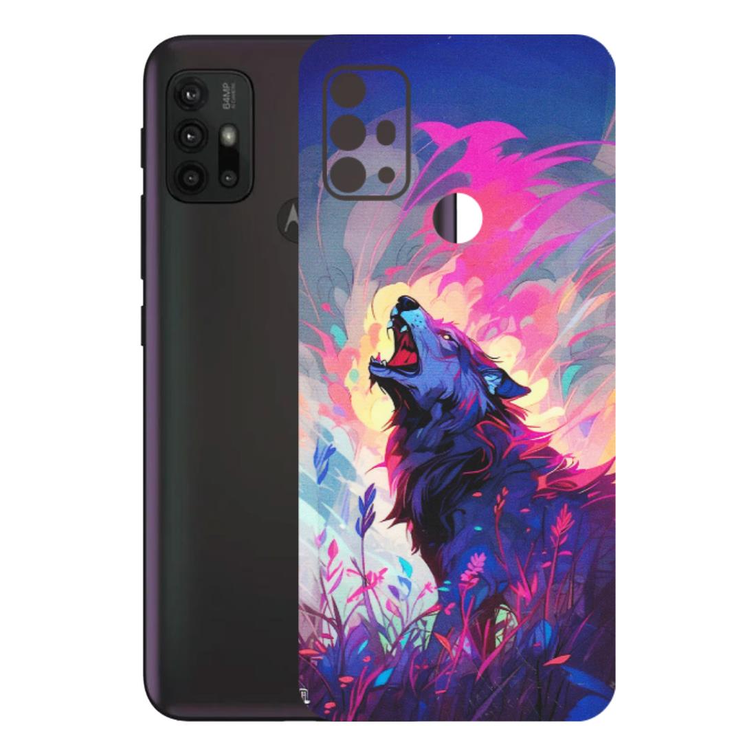 Motorola Phone Skins (All Models) - New Wild Wolf Abstract - Matte Finish (M-125) Motorola Moto G30