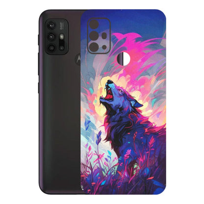 Motorola Phone Skins (All Models) - New Wild Wolf Abstract - Matte Finish (M-125) Motorola Moto G30