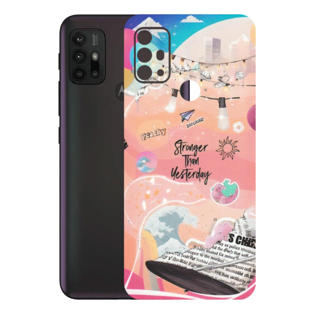 Motorola Phone Skins (All Models) - Stronger Then Yesterday - Matte Finish (M-128) Motorola Moto G30