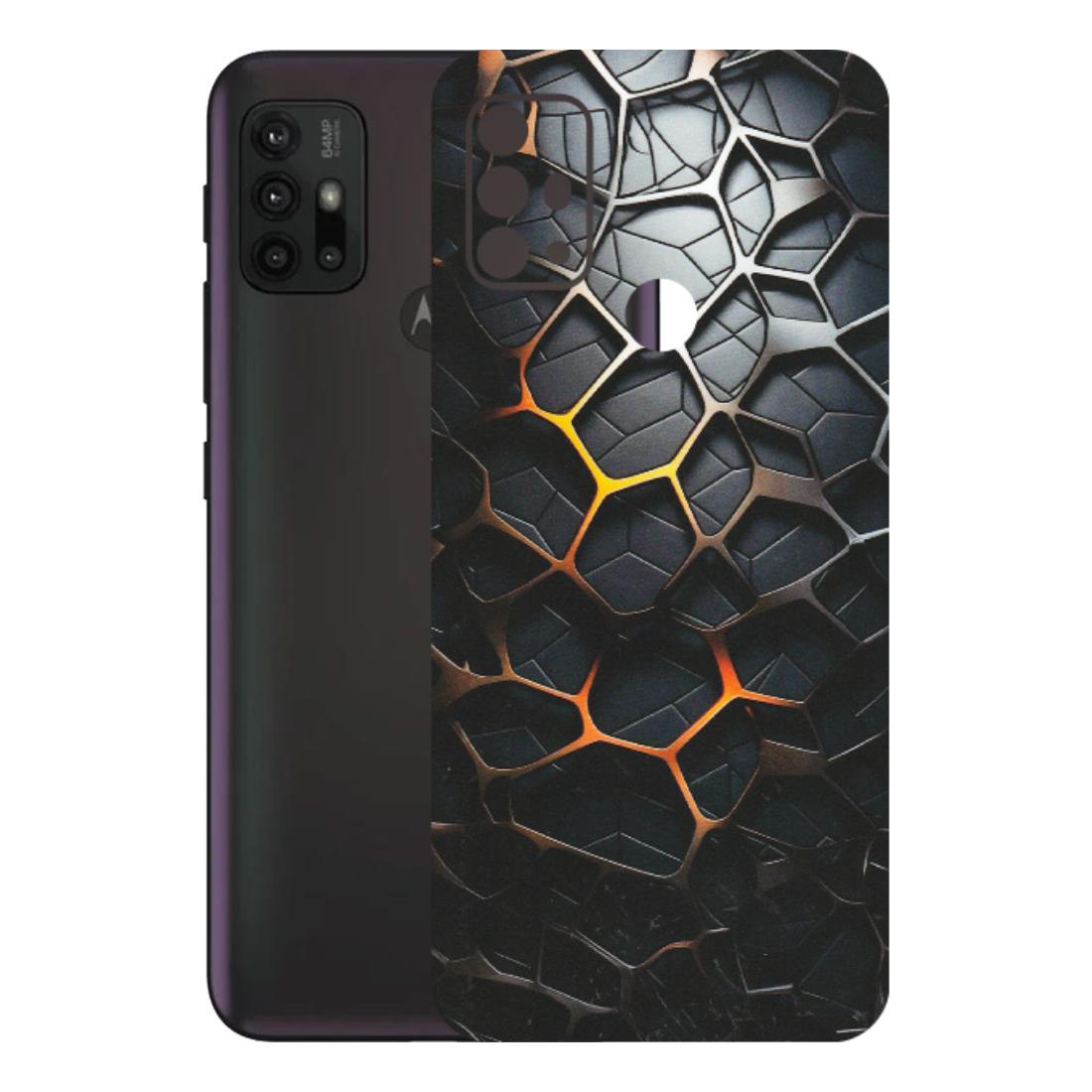Motorola Phone Skins (All Models) - New Abstract Graphite Tiles - Matte Finish (M-130) Motorola Moto G30