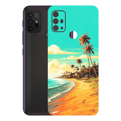 Motorola Phone Skins (All Models) - Miami Beach - Matte Finish (M-136) Motorola Moto G30