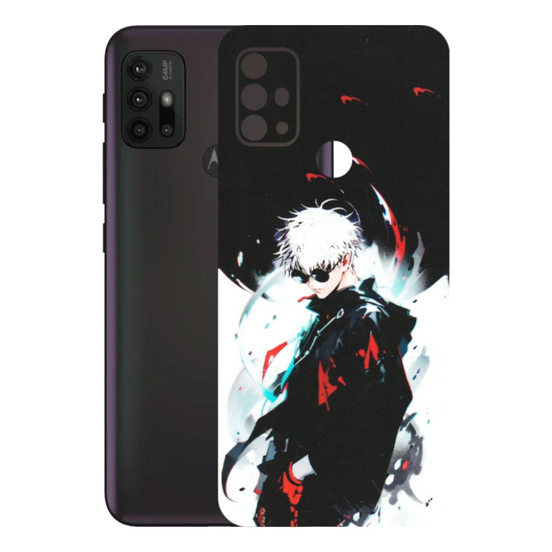 Motorola Phone Skins (All Models) - Gojo Powerful Charater Kaisen Anime - Matte Finish (M-144) Motorola Moto G30