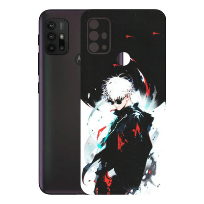 Motorola Phone Skins (All Models) - Gojo Powerful Charater Kaisen Anime - Matte Finish (M-144) Motorola Moto G30