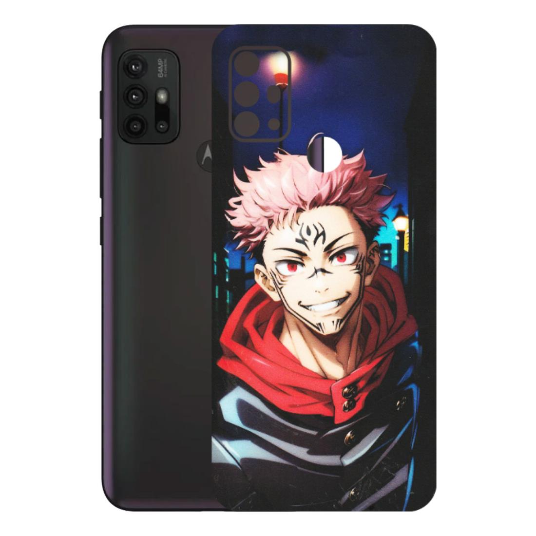 Motorola Phone Skins (All Models) - Yuji Itadori Funny Face Anime - Matte Finish (M-152) Motorola Moto G30