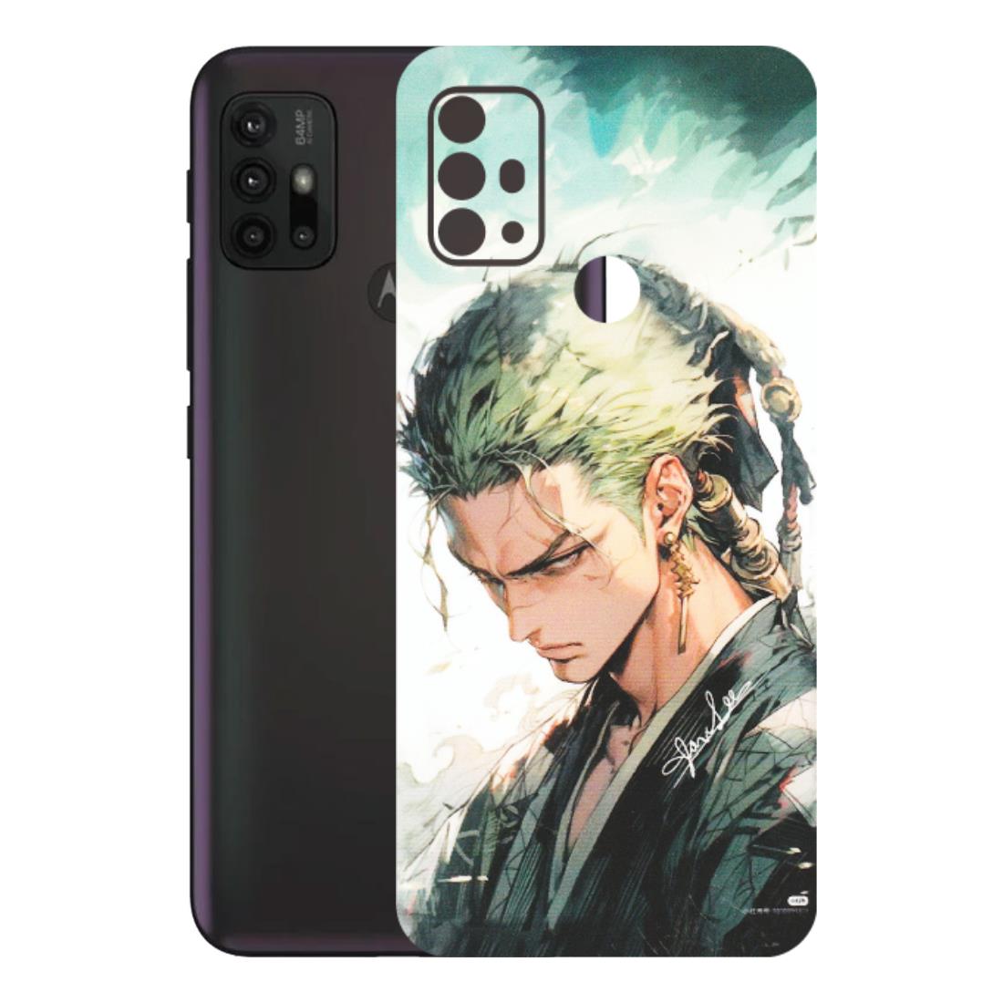Motorola Phone Skins (All Models) - Pirate Hunter One Piece Anime - Matte Finish (M-157) Motorola Moto G30