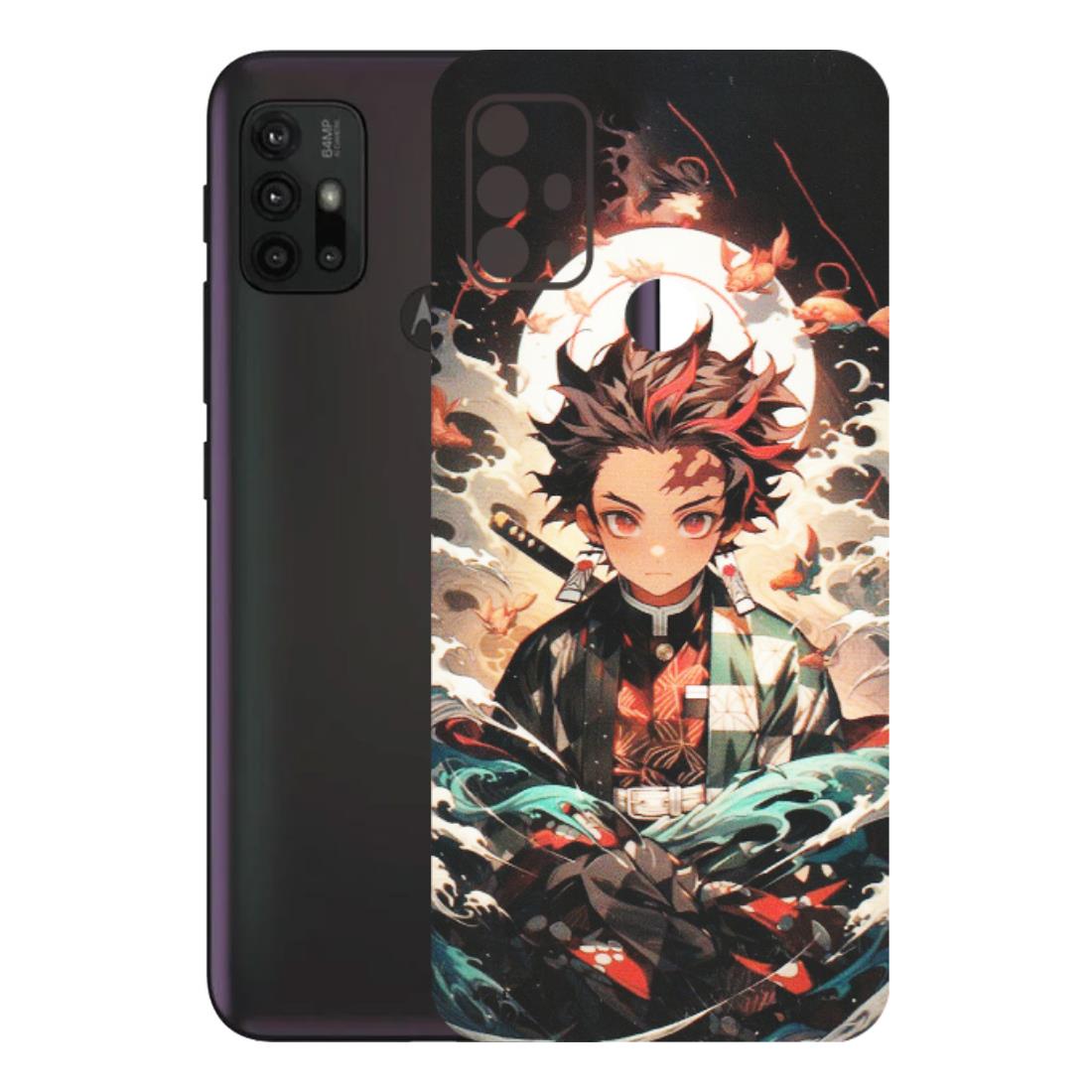 Motorola Phone Skins (All Models) - Tanjiro Demon Slayer Anime - Matte Finish (M-158) Motorola Moto G30