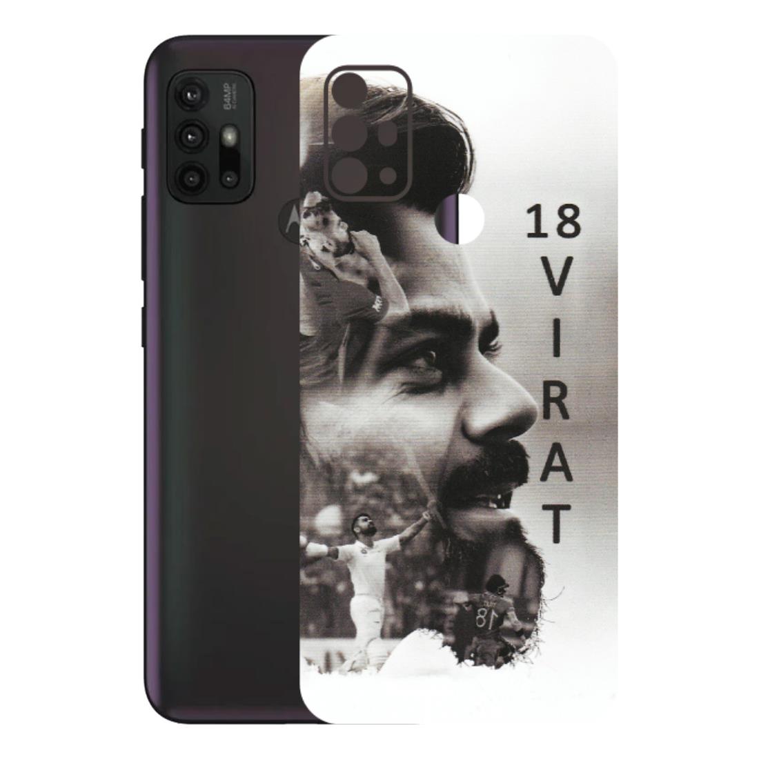 Motorola Phone Skins (All Models) - Virat Kohli Cricketer - Matte Finish (M-163) Motorola Moto G30