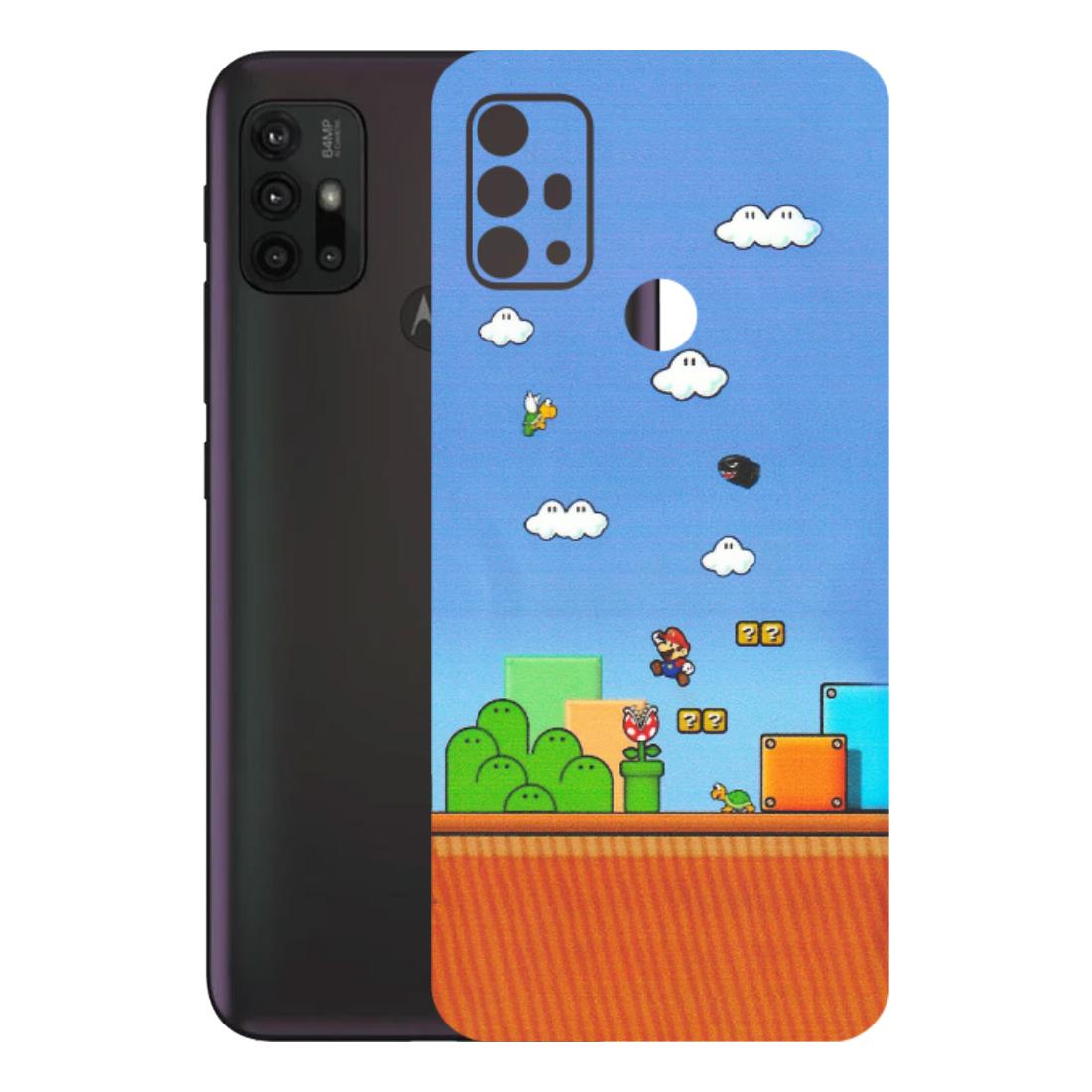 Motorola Phone Skins (All Models) - Mario Game Scene - Matte Finish (M-24) Motorola Moto G30
