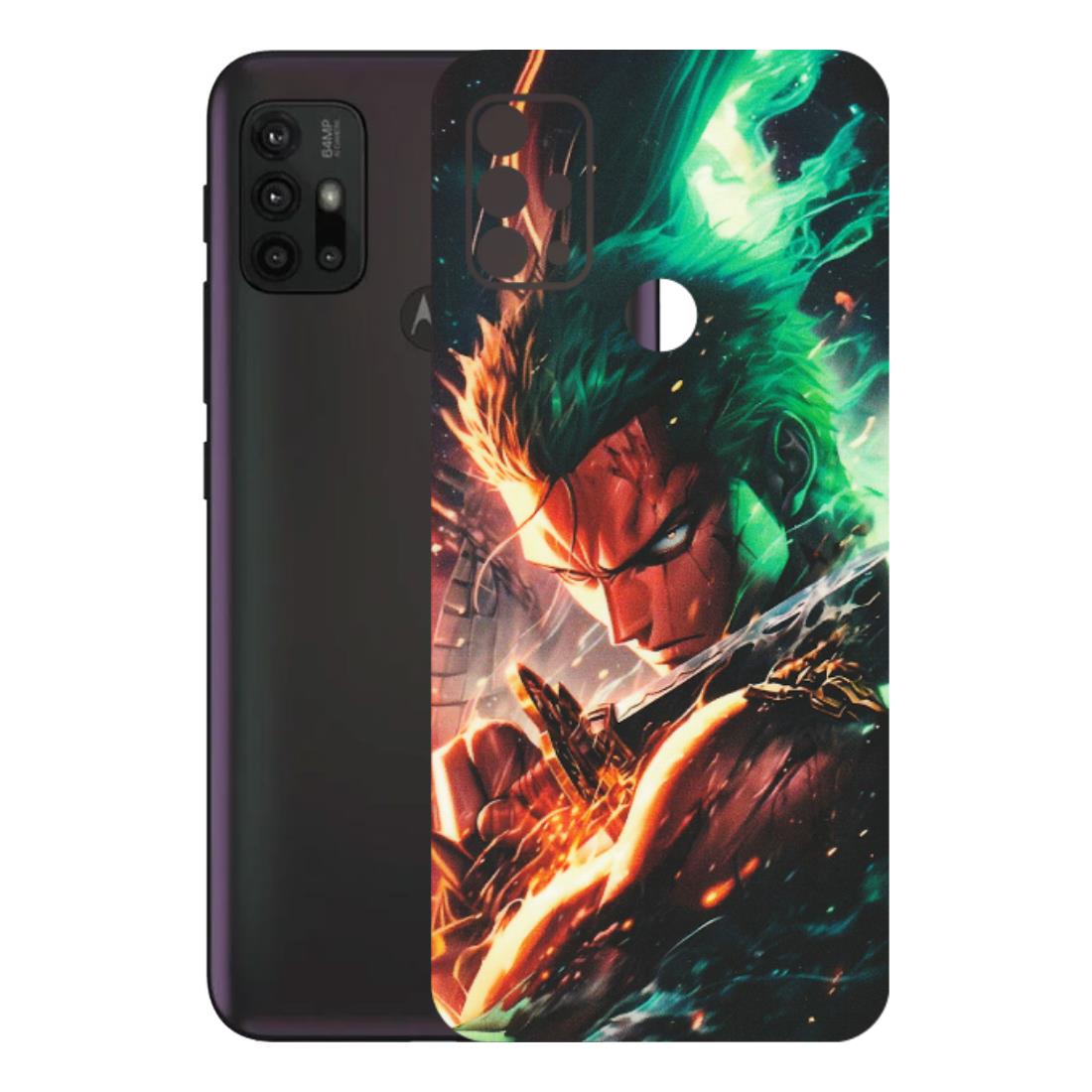 Motorola Phone Skins (All Models) - Anime Gojo Sword - Matte Finish (M-32) Motorola Moto G30