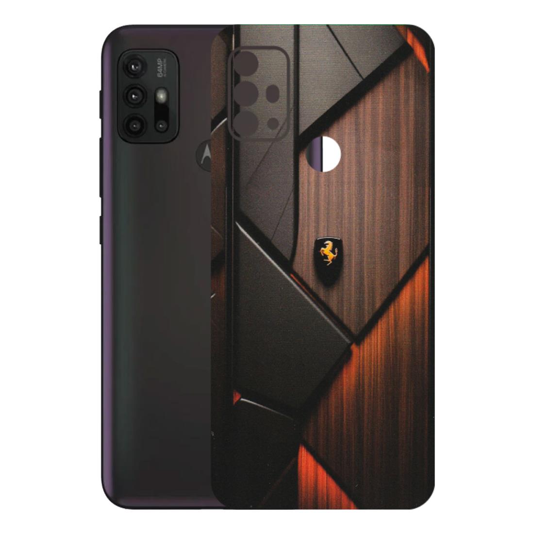 Motorola Phone Skins (All Models) - Lambo Beauty Wood Pattern Sober - Matte Finish (M-51) Motorola Moto G30