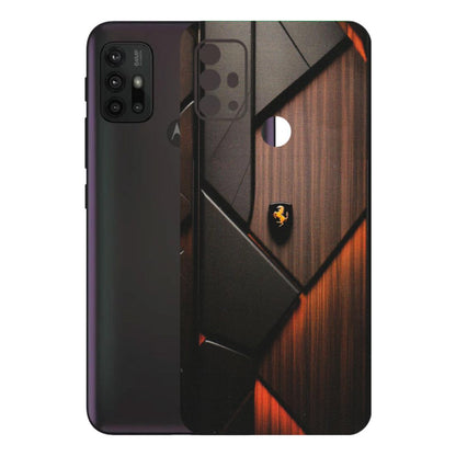 Motorola Phone Skins (All Models) - Lambo Beauty Wood Pattern Sober - Matte Finish (M-51) Motorola Moto G30