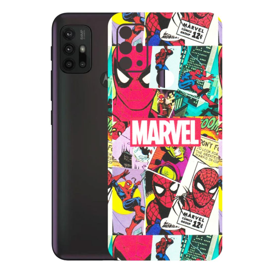 Motorola Phone Skins (All Models) - Marvel Comic Spiderman Grafitti - Matte Finish (M-72) Motorola Moto G30